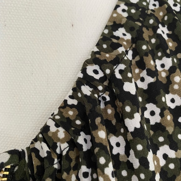 Michael Kors floral sleeveless dress w/ zip up M - Picture 9 of 11